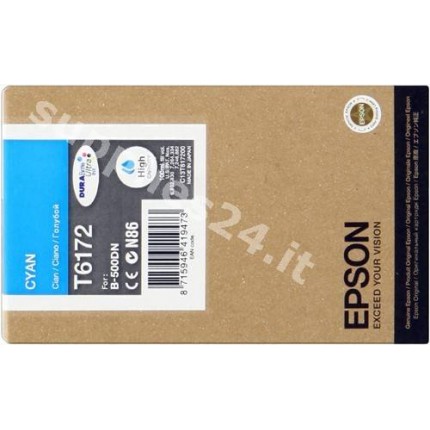 ORIGINAL Epson Cartuccia d'inchiostro ciano C13T617200 T6172 ~7000 PAGINE 100ml alta capacit? in vendita su tonersshop.it