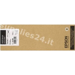 ORIGINAL Epson Cartuccia d'inchiostro nero (foto) C13T636100 T636100 700ml cartuccia Ultra Chrome HDR in vendita su tonerssho...