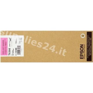 ORIGINAL Epson Cartuccia d'inchiostro magenta (chiaro,vivid) C13T636600 T636600 700ml cartuccia Ultra Chrome HDR in vendita s...