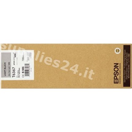 ORIGINAL Epson Cartuccia d'inchiostro nero (chiaro) C13T636700 T636700 700ml in vendita su tonersshop.it