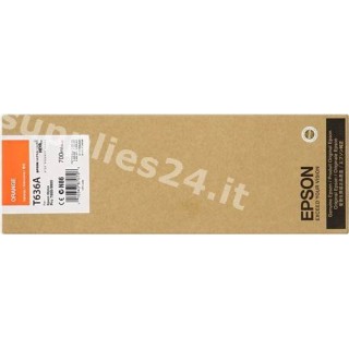 ORIGINAL Epson Cartuccia d'inchiostro arancione C13T636A00 T636A00 700ml cartuccia Ultra Chrome HDR in vendita su tonersshop.it