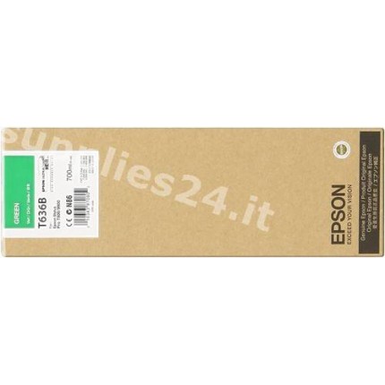 ORIGINAL Epson Cartuccia d'inchiostro verde C13T636B00 T636B00 700ml cartuccia Ultra Chrome HDR in vendita su tonersshop.it