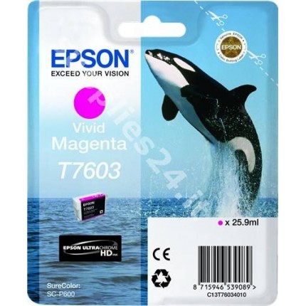 ORIGINAL Epson Cartuccia d'inchiostro magenta (vivid) C13T76034010 T7603 ~1400 PAGINE 25.9ml in vendita su tonersshop.it