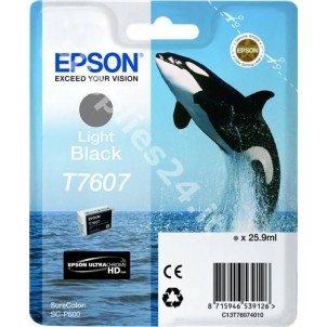 ORIGINAL Epson Cartuccia d'inchiostro nero (chiaro) C13T76074010 T7607 ~10000 PAGINE 25.9ml UltraChrome HD in vendita su tone...