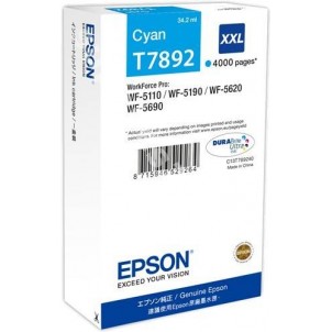 ORIGINAL Epson Cartuccia d'inchiostro ciano C13T789240 T7892 ~4000 PAGINE 34.2ml XXL in vendita su tonersshop.it