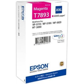 ORIGINAL Epson Cartuccia d'inchiostro magenta C13T789340 T7893 ~4000 PAGINE 34.2ml XXL in vendita su tonersshop.it