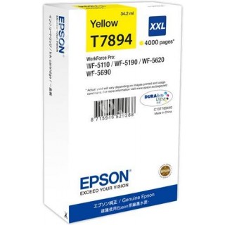 ORIGINAL Epson Cartuccia d'inchiostro giallo C13T789440 T7894 ~4000 PAGINE 34.2ml XXL in vendita su tonersshop.it