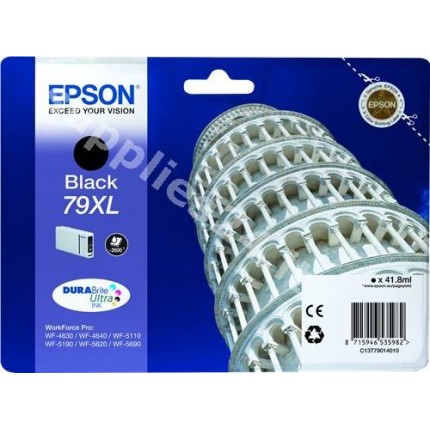 ORIGINAL Epson Cartuccia d'inchiostro nero C13T79014010 T7901 ~2600 PAGINE 41.8ml 79XL in vendita su tonersshop.it