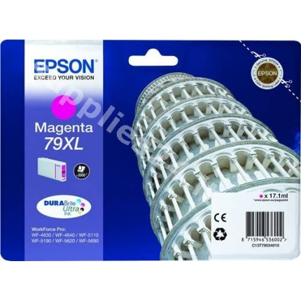 ORIGINAL Epson Cartuccia d'inchiostro magenta C13T79034010 T7903 ~2000 PAGINE 17.1ml 79XL in vendita su tonersshop.it