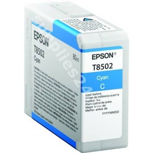 ORIGINAL Epson Cartuccia d'inchiostro ciano C13T850200 T8502 80ml in vendita su tonersshop.it