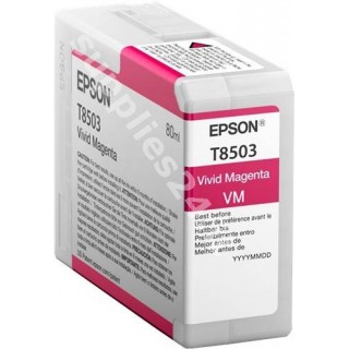 ORIGINAL Epson Cartuccia d'inchiostro magenta (vivid) C13T850300 T8503 80ml in vendita su tonersshop.it