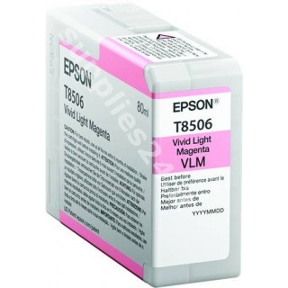 ORIGINAL Epson Cartuccia d'inchiostro magenta (chiaro,vivid) C13T850600 T8506 80ml in vendita su tonersshop.it