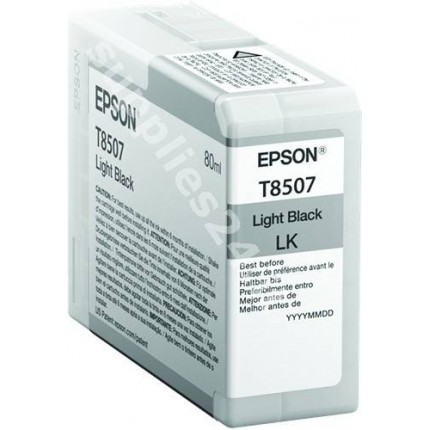 ORIGINAL Epson Cartuccia d'inchiostro nero (chiaro) C13T850700 T8507 80ml in vendita su tonersshop.it