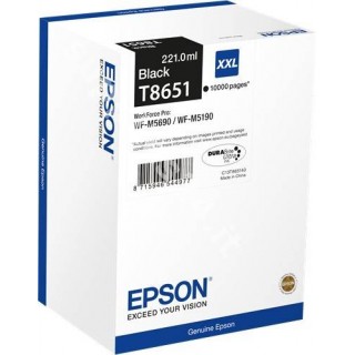 ORIGINAL Epson Cartuccia d'inchiostro nero C13T865140 T8651 ~10000 PAGINE 221ml XXL in vendita su tonersshop.it