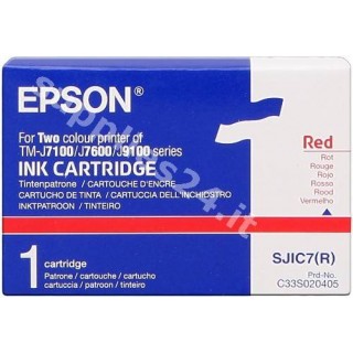 ORIGINAL Epson Cartuccia d'inchiostro rosso C33S020405 SJIC7/R in vendita su tonersshop.it