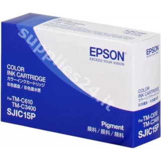 ORIGINAL Epson Cartuccia d'inchiostro colore C33S020464 SJIC15P 3 colori in vendita su tonersshop.it