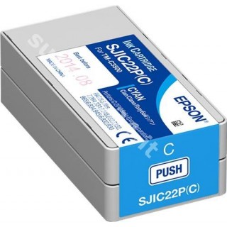 ORIGINAL Epson Cartuccia d'inchiostro ciano C33S020602 SJIC22P/C 32.5ml in vendita su tonersshop.it