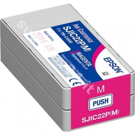 ORIGINAL Epson Cartuccia d'inchiostro magenta C33S020603 SJIC22P/M 32.5ml in vendita su tonersshop.it