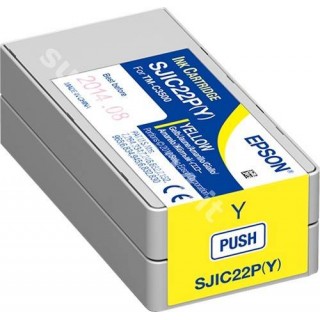 ORIGINAL Epson Cartuccia d'inchiostro giallo C33S020604 SJIC22P/Y 32.5ml in vendita su tonersshop.it