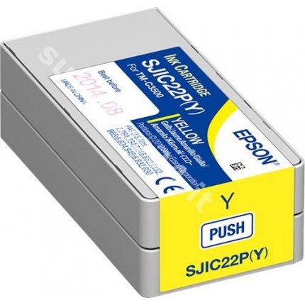 ORIGINAL Epson Cartuccia d'inchiostro giallo C33S020604 SJIC22P/Y 32.5ml in vendita su tonersshop.it