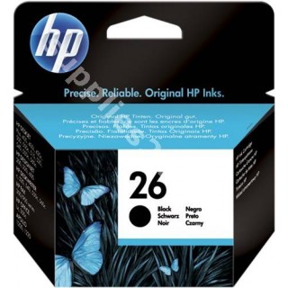 ORIGINAL HP Cartuccia d'inchiostro nero 51626AE 26 40ml in vendita su tonersshop.it