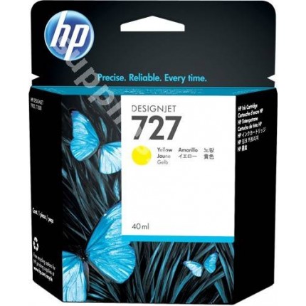 ORIGINAL HP Cartuccia d'inchiostro giallo B3P15A 727 40ml in vendita su tonersshop.it