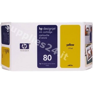 ORIGINAL HP Cartuccia d'inchiostro giallo C4848A 80 350ml alta capacit? in vendita su tonersshop.it