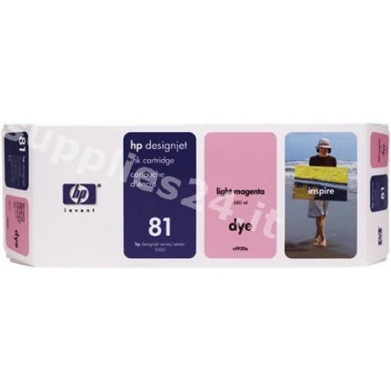 ORIGINAL HP Cartuccia d'inchiostro magenta chiara C4935A 81 680ml in vendita su tonersshop.it