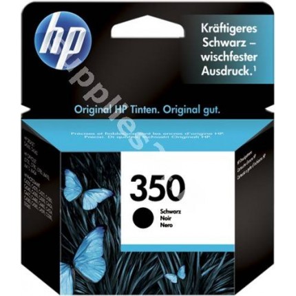 ORIGINAL HP Cartuccia d'inchiostro nero CB335EE 350 ~200 PAGINE ink cartridge, standard in vendita su tonersshop.it