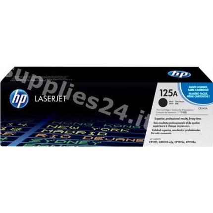 ORIGINAL HP toner nero CB540A 125A ~2200 PAGINE in vendita su tonersshop.it