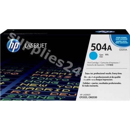 ORIGINAL HP toner ciano CE251A 504A ~7000 PAGINE in vendita su tonersshop.it