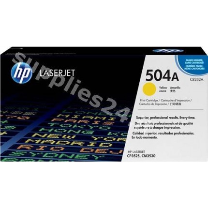 ORIGINAL HP toner giallo CE252A 504A ~7000 PAGINE in vendita su tonersshop.it