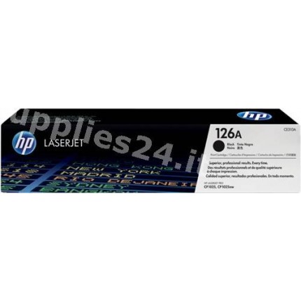 ORIGINAL HP toner nero CE310A 126A ~1200 PAGINE in vendita su tonersshop.it