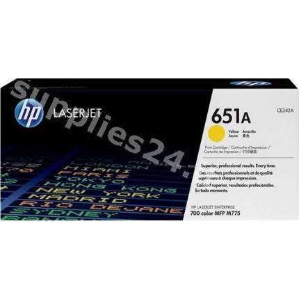 ORIGINAL HP toner giallo CE342A 651A ~16000 PAGINE standard in vendita su tonersshop.it