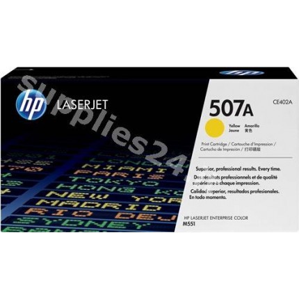 ORIGINAL HP toner giallo CE402A 507A ~6000 PAGINE in vendita su tonersshop.it