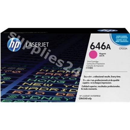 ORIGINAL HP toner magenta CF033A 646A ~12500 PAGINE in vendita su tonersshop.it