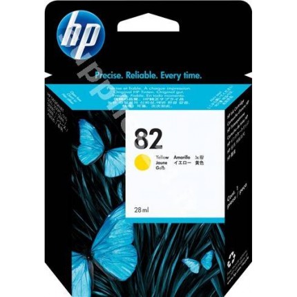 ORIGINAL HP Cartuccia d'inchiostro giallo CH568A 82 28ml in vendita su tonersshop.it