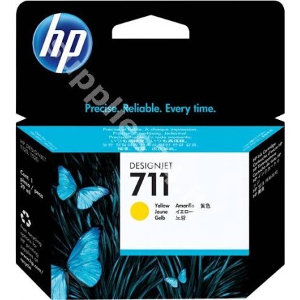 ORIGINAL HP Cartuccia d'inchiostro giallo CZ132A 711 29ml ink cartridge, standard in vendita su tonersshop.it