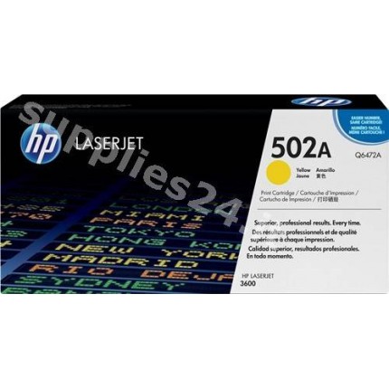 ORIGINAL HP toner giallo Q6472A 502A ~4000 PAGINE in vendita su tonersshop.it