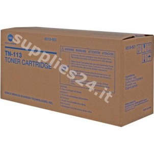 ORIGINAL Konica Minolta toner nero 4518-601 TN-113 ~5000 PAGINE in vendita su tonersshop.it