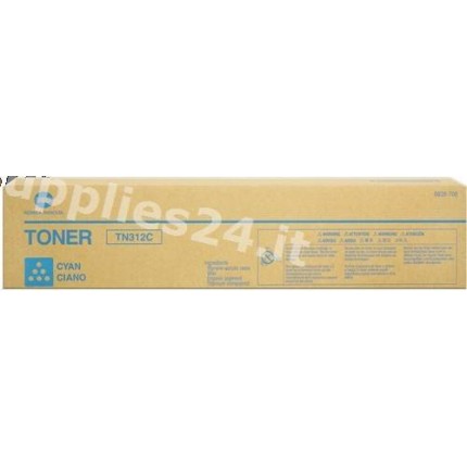 ORIGINAL Konica Minolta toner ciano 8938708 TN-312C in vendita su tonersshop.it