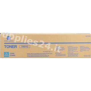 ORIGINAL Konica Minolta toner ciano A070450 TN-611C in vendita su tonersshop.it