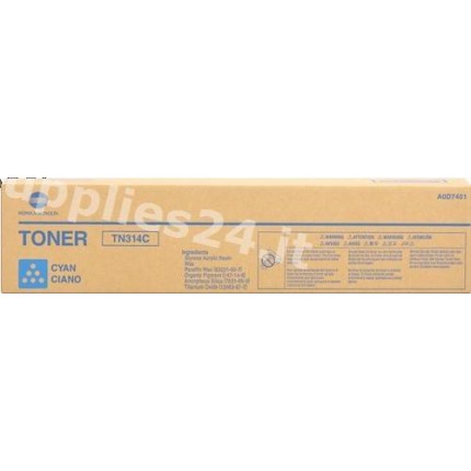 ORIGINAL Konica Minolta toner ciano A0D7451 in vendita su tonersshop.it