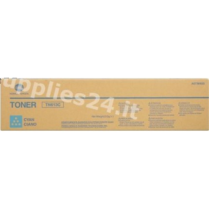 ORIGINAL Konica Minolta toner ciano A0TM450 TN-613 in vendita su tonersshop.it