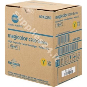 ORIGINAL Konica Minolta toner giallo A0X5250 ~4500 PAGINE in vendita su tonersshop.it