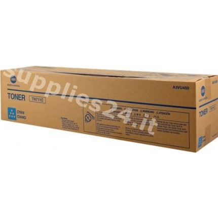 ORIGINAL Konica Minolta toner ciano A3VU450 TN-711C in vendita su tonersshop.it