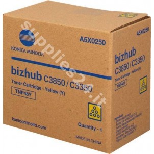 ORIGINAL Konica Minolta toner giallo A5X0250 TNP-48 ~10000 PAGINE in vendita su tonersshop.it