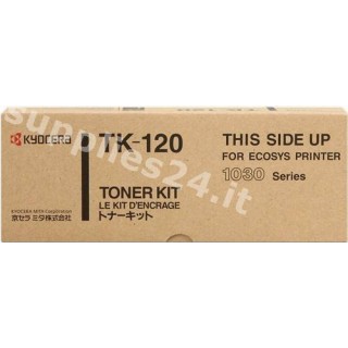 ORIGINAL Kyocera toner nero TK-120 1T02G60DE0 ~7200 PAGINE in vendita su tonersshop.it