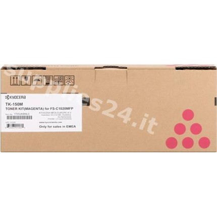 ORIGINAL Kyocera toner magenta TK-150m 1T05JKBNL0 ~6000 PAGINE in vendita su tonersshop.it