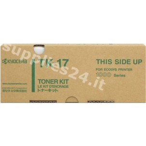 ORIGINAL Kyocera toner nero TK-17 1T02BX0EU0 ~6000 PAGINE in vendita su tonersshop.it